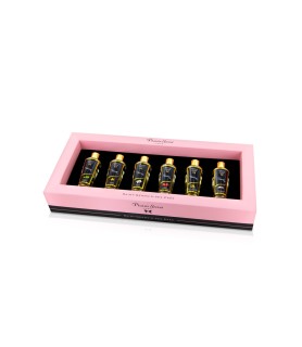 Coffret 6 huiles de massage sèches - Plaisir Secret
