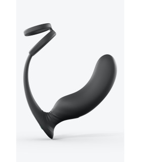 Stimulateur de prostate + cockring Double game