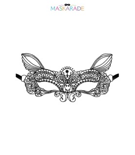 Loup broderie souple Pleine Lune