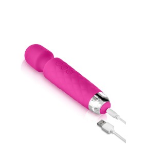 Vibro Love Wand rechargeable rose - Yoba
