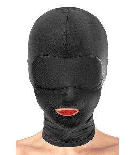 Cagoule BDSM bouche ouverte - Fetish Tentation