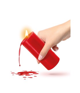 Bougie basse température rouge