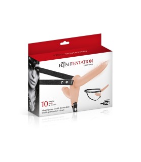 Double gode ceinture chair vibrant - Fetish Tentation