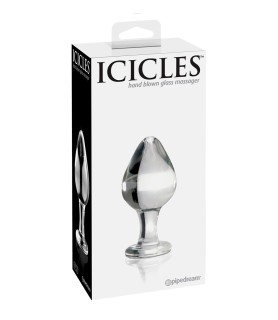 Plug anal verre Icicles n° 25