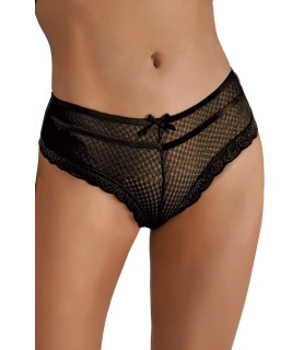 Tanga noir dentelle - Paris Hollywood