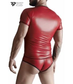 T-shirt wetlook rouge - Regnes