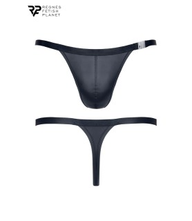 String noir wetlook - Regnes