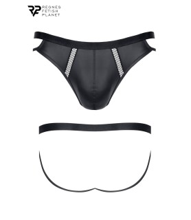 Jock strap noir wetlook - Regnes