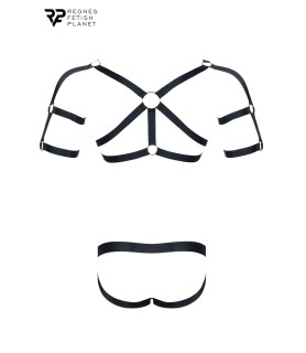 Ensemble harnais et jockstrap ouvert - Regnes