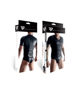T-shirt wetlook noir - Regnes