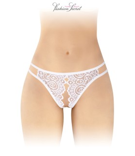 Culotte blanche ouverte Annette - Fashion Secret