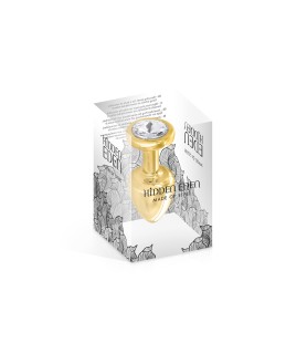 Plug bijou aluminium gold XS - Hidden Eden