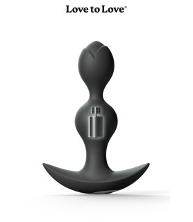 Plug anal vibrant Twinny Bud noir