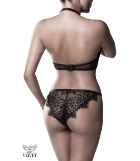 Ensemble bustier et string dentelle - Grey Velvet