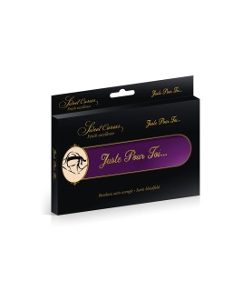 Bandeau BDSM satin pourpre - Sweet Caress