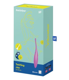 Stimulateur connecté Twirling Joy fuchsia - Satisfyer
