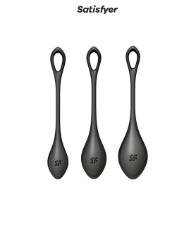 Kit d'entrainement pelvien Yoni Power 2 noir - Satisfyer