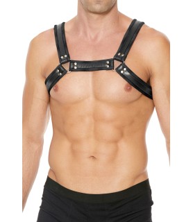 Harnais Buckle Bulldog noir - Ouch!