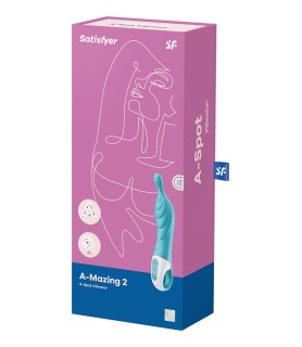 Vibromasseur A-Mazing 2 Turquoise - Satisfyer