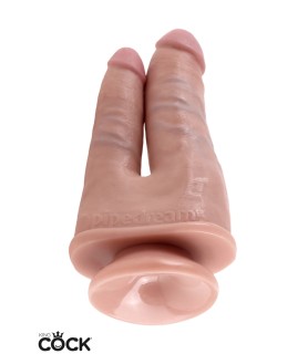 Gode double pénétration 15cm - King Cock