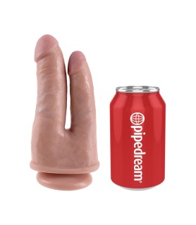 Gode double pénétration 15cm - King Cock