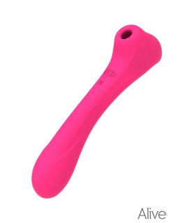 Double stimulateur Quiver rose