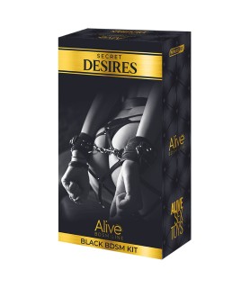 Kit BDSM Secret Desires noir - Alive