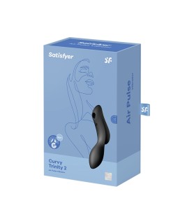 Vibro à air pulsé Curvy Trinity 2 noir - Satisfyer