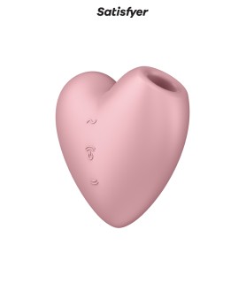 Double stimulateur Cutie Heart rose - Satisfyer