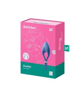 Anneau vibrant Duelist bleu - Satisfyer