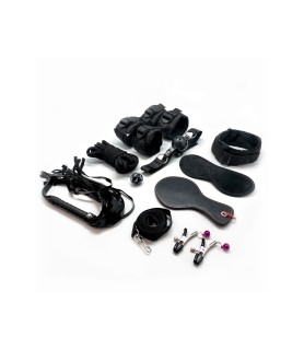 Kit BDSM Fury noir - Alive