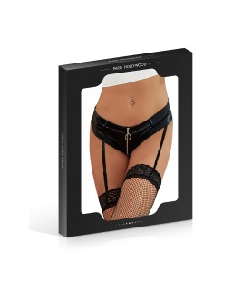 Culotte porte-jarretelles à zip