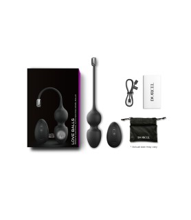 Love balls télécommandées noires - Dorcel