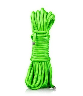 Corde de bondage phosphorescente 10m - Ouch