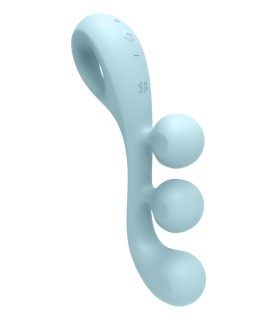 Multi-vibromasseur Tri Ball 2 bleu - Satisfyer