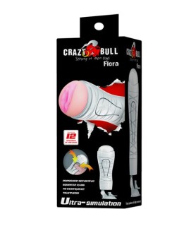 Masturbateur bouche vibrante - Crazy Bull