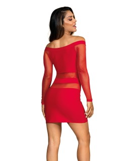 Robe rouge V-9299 - Axami