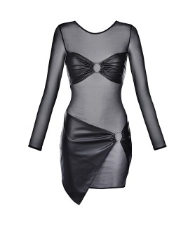 Robe noire V-9219 - Axami