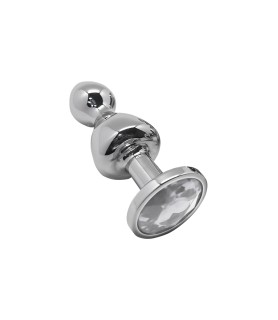 Plug bijou Lollypop transparent S - Wooomy