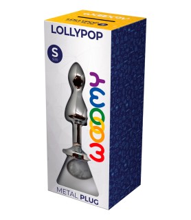 Plug bijou Lollypop transparent S - Wooomy