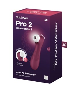 Stimulateur Pro 2 Generation 3 bordeaux