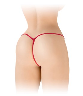 String ficelle ouvert Sandra rouge - Fashion Secret