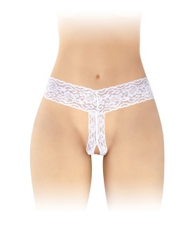 String ouvert Anita blanc - Fashion Secret