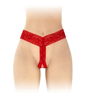 String ouvert Anita rouge - Fashion Secret