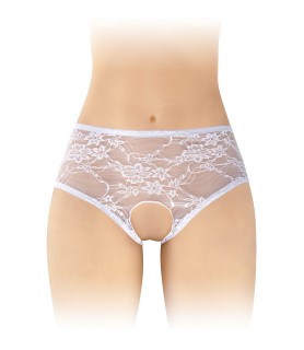 Culotte ouverte blanche Amanda - Fashion Secret