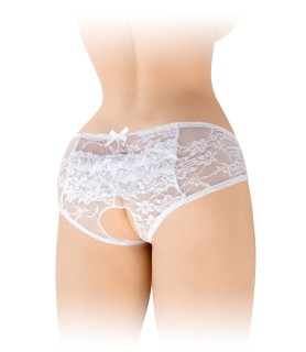Culotte ouverte blanche Amanda - Fashion Secret