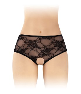 Culotte ouverte noire Amanda - Fashion Secret