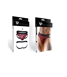 Jockstrap en tulle zébré - Regnes
