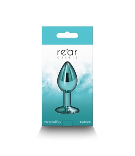 Plug bijou aluminium chromé vert S