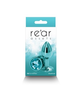 Plug bijou aluminium chromé vert S